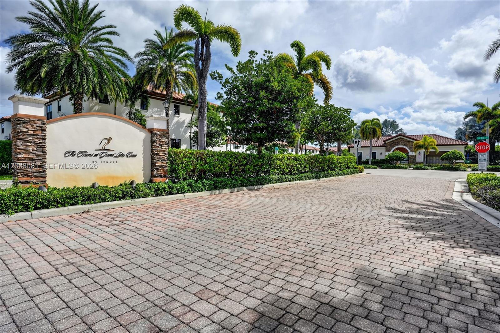 Century Townhomes at Bird community entrance